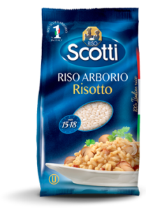 Paquete de arroz Arborio de Scotti